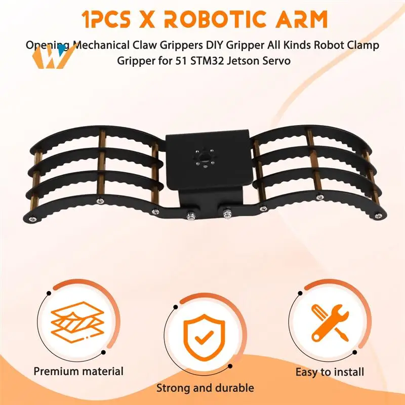 aed3-オープニングメカニカル爪グリッパー-diy-グリッパーあらゆる種類のロボットクランプグリッパー-arduino-51-stm32-jetson-サーボ