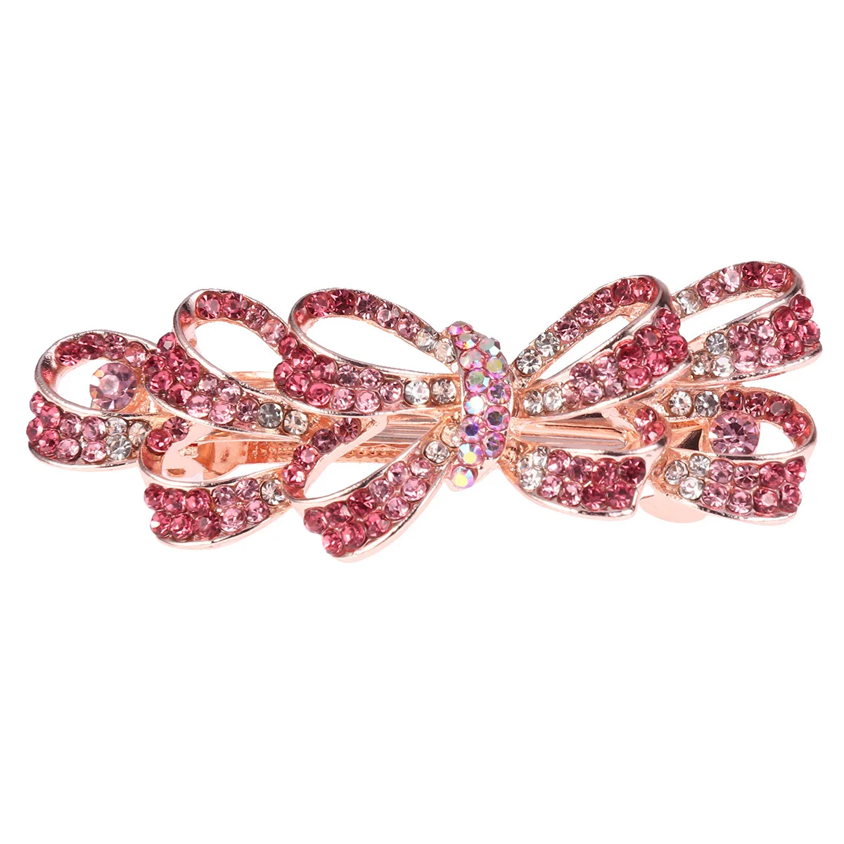 

Rhinestone Clips Crystal Elegant Bride Korean Version Fancy Clip Strong Construction Shiny Lightweight Holds Hair Place
