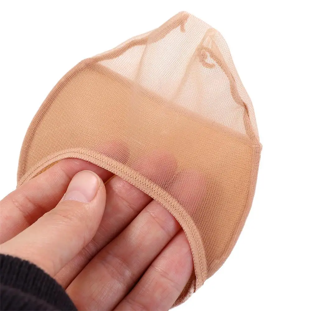 ハイヒール通気性シリコーン点線夏の女の子ハーフパームソックス目に見えない靴下前足インソール女性靴下