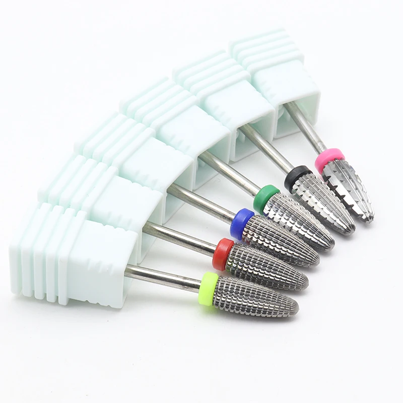 Easy Nail New! Tungsten Carbide Nail Drill Bit Electric Nail Mills Cutter for Manicure Machine Nail Files Accessories F0615