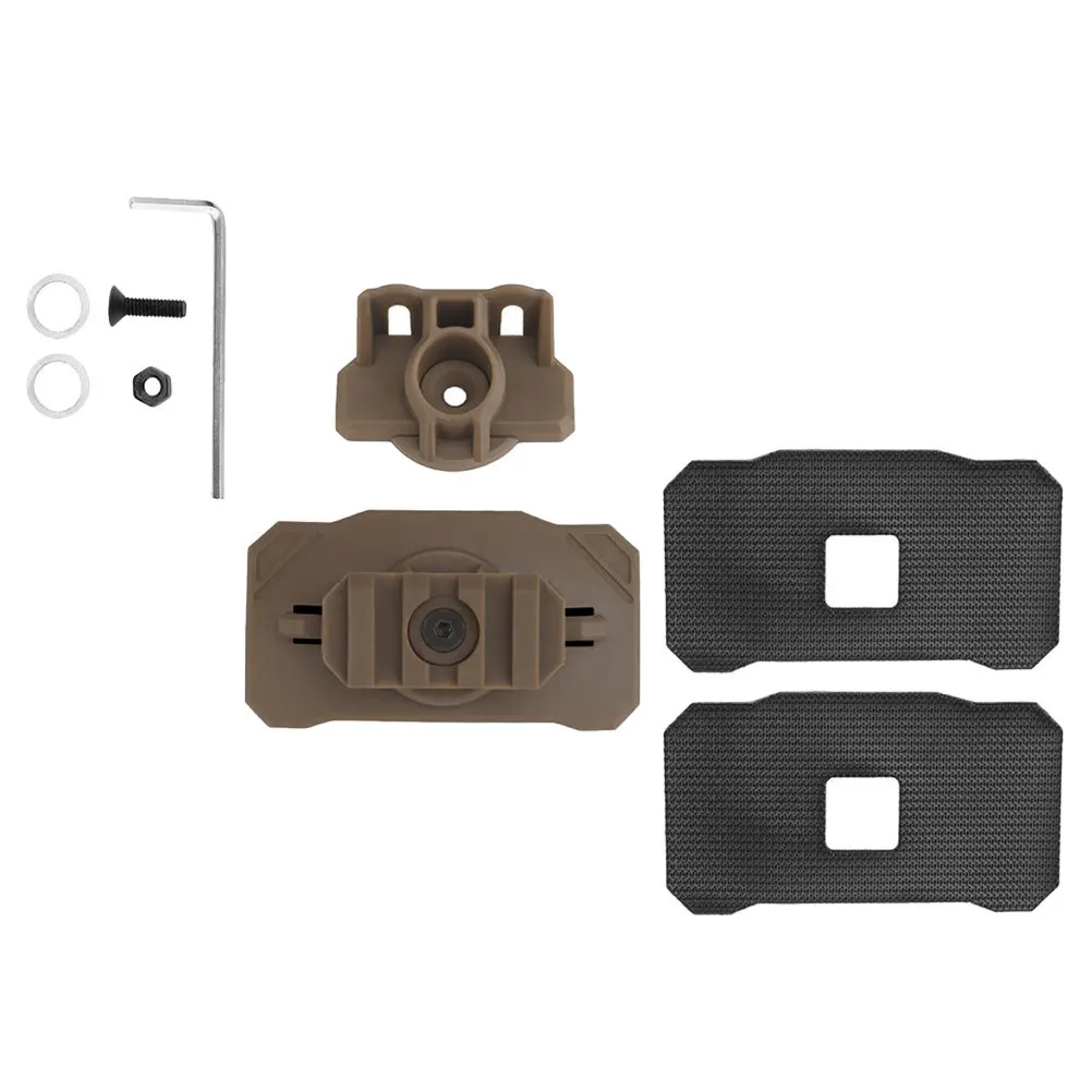 Adapter do noktowizora, plastikowy uchwyt do latarki, lekki uchwyt do lampy czołowej, łatwy montaż, uniwersalny rozmiar, do użytku na zewnątrz.