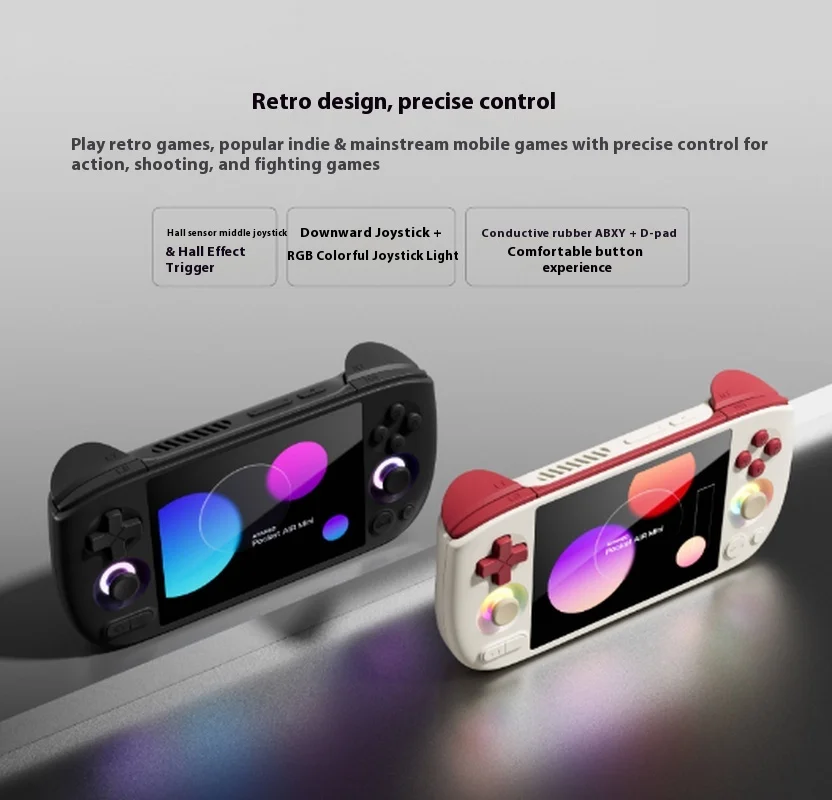 AYANEO Pocket AIR Mini Retro Handheld Game Players Android Game Controller 4500mah Gamepad MTK Helio G90T Layar 4.2 inci Hadiah