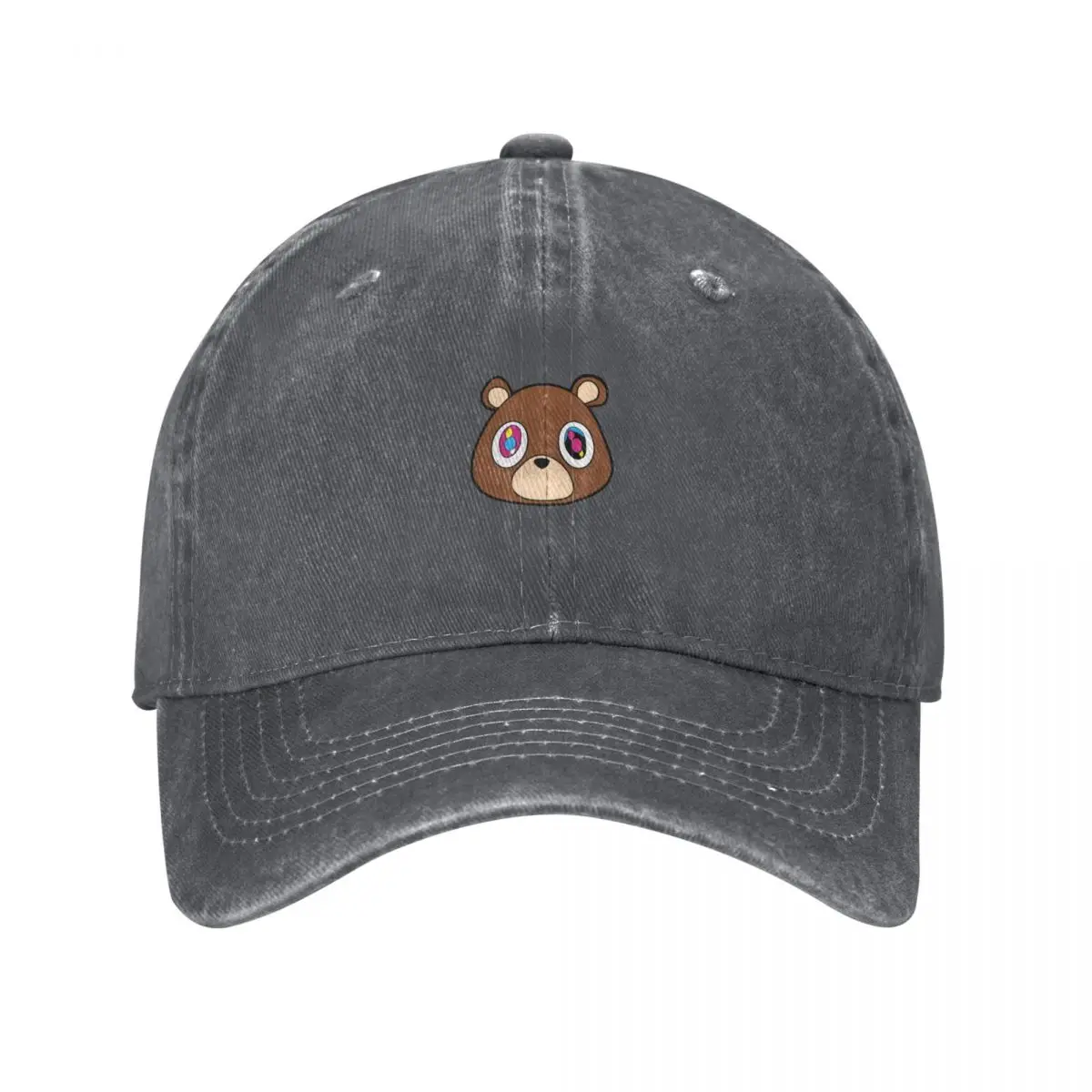 Kanye West Graduation Bear Sticker Baseball Cap Golf Hat Man funny hat Fashion Beach |-F-| Designer Man Women's