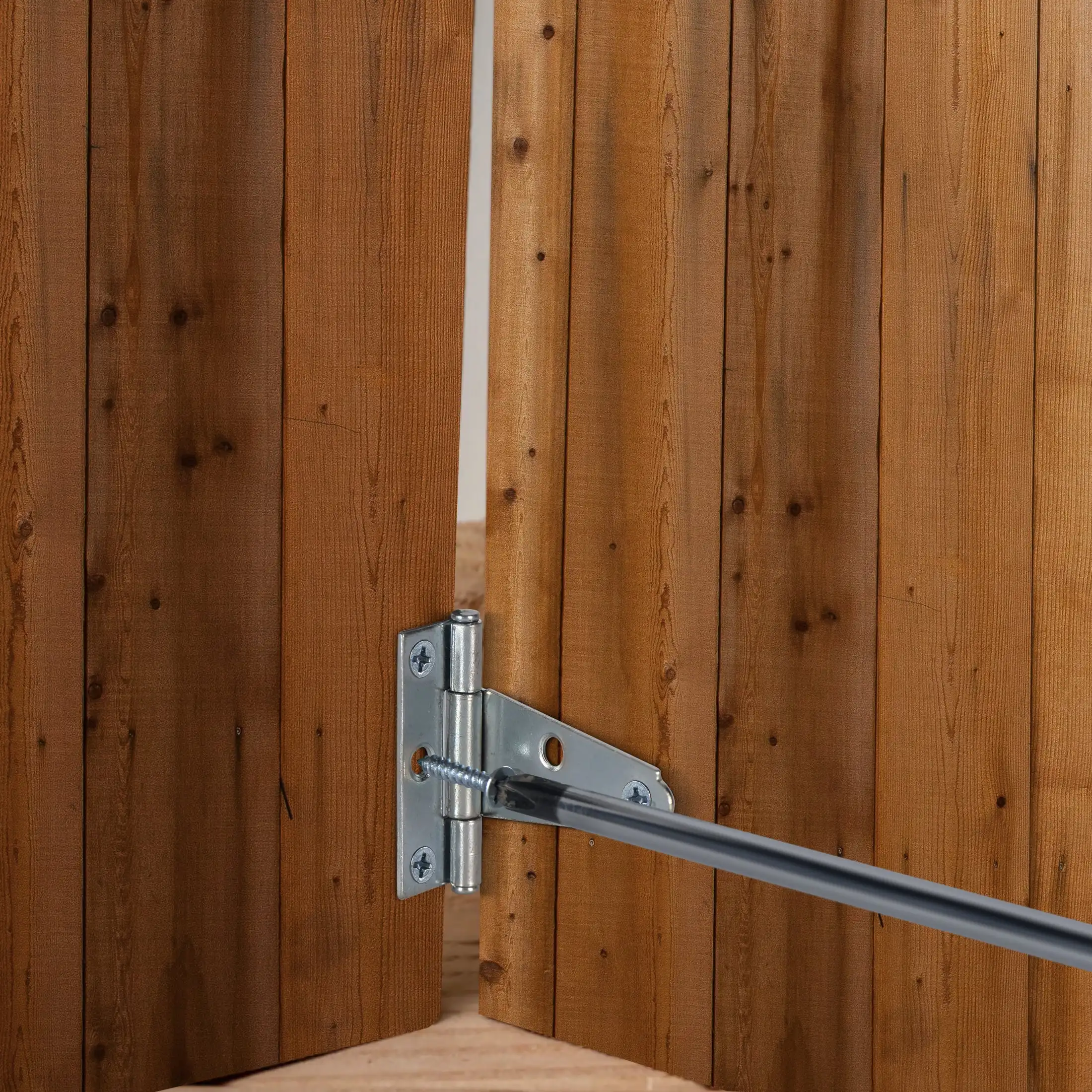 Engsel Tee Ringan 2 Inci, Berlapis Seng (2 Pak)