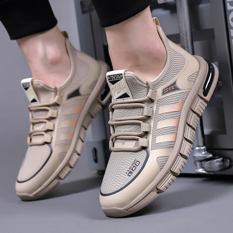 2024 Sommer atmungsaktive hochwertige Mode Laufschuhe trend ige koreanische Ausgabe lässige Mesh atmungsaktive Sportschuhe