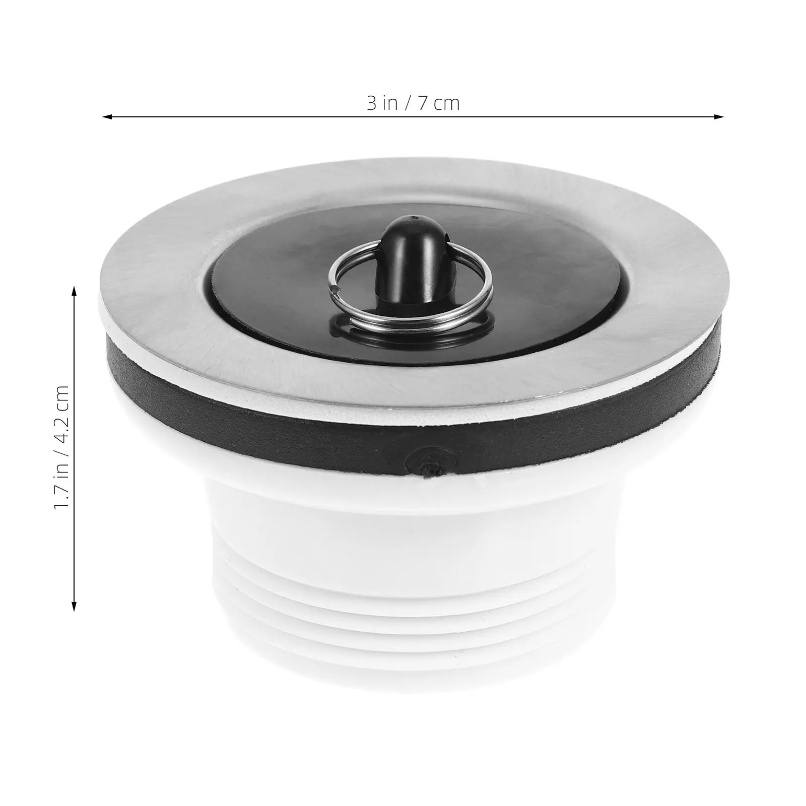 Utility Sink Drain Kit Strainer Plug Advanced Drainage Design for Kitchen Laundry Tub Bathroom Sink Drain Cover Clog Prevention