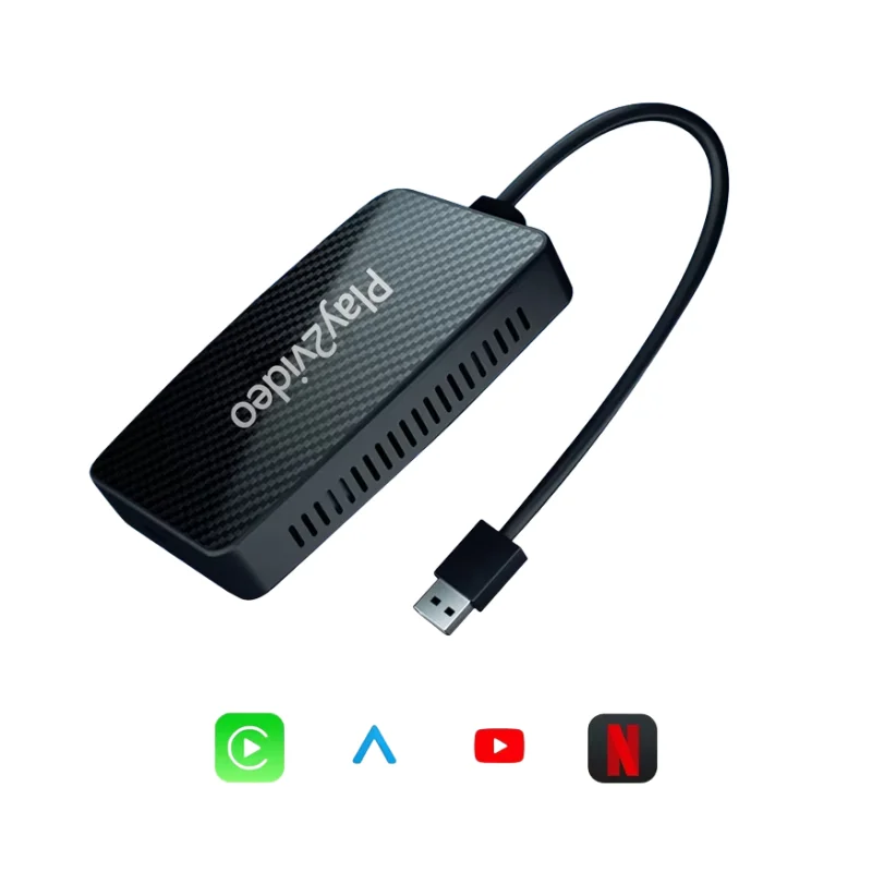 2026 Meihua Universal Portable USB Plug Wireless CarPlay Adapter CarPlay AI Box Android Auto Wireless CarPlay Box