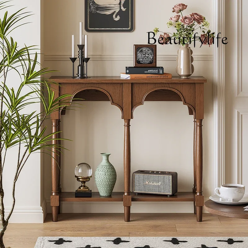 

X Trendy Beauty Console Table Luxury Entrance Hall Living Room Modern Console Table Premium Vintage Tavolo Salotto Home Furnitur