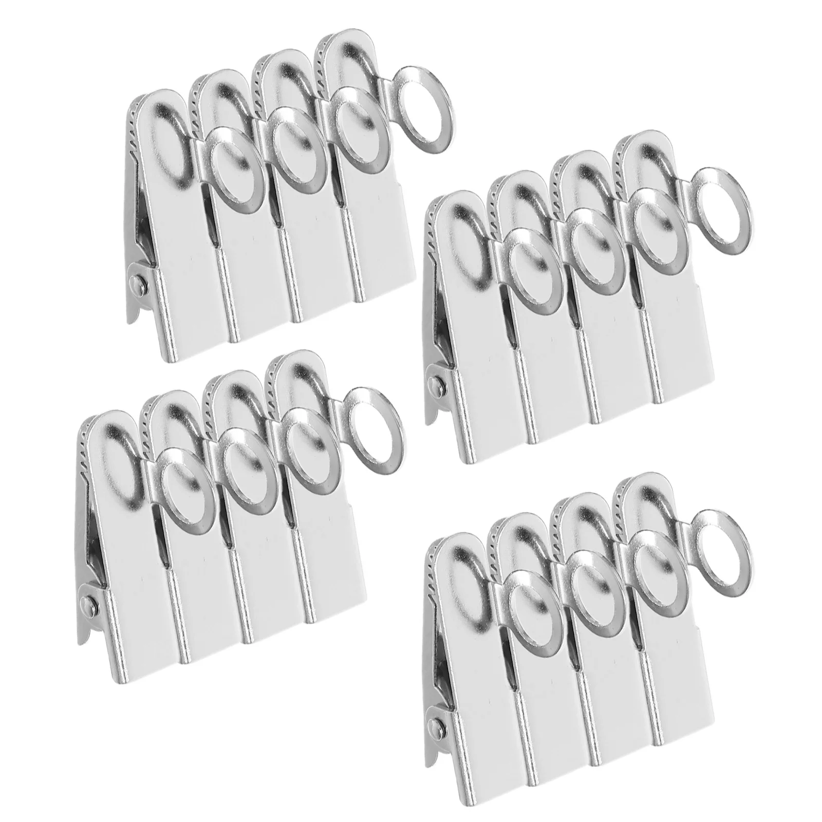 

20pcs Lavalier Lapel Microphone Clips Iron Collar Mic Clamps Metal Shirt Clip-On Mic Holder Adjustable Mini Microphone