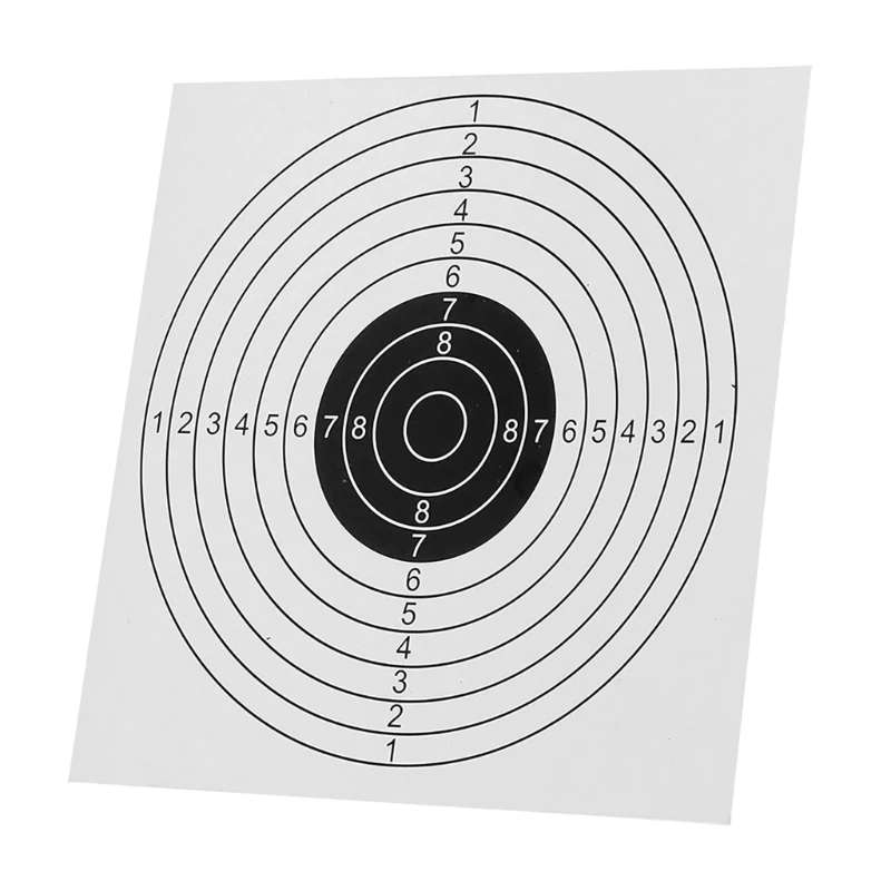 

100 Pcs Standard Archerys Paper Targets Outdoor Sports Hunting Targets Paper for Training and Practice Easy Use