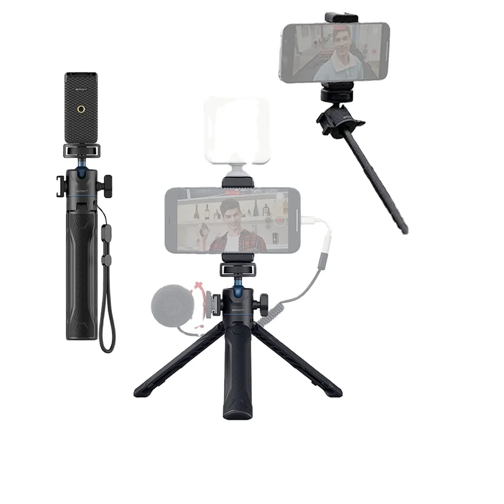 

SmallRig Vigor Black Vlog Kit Compact and Stretchable with Tripod Grip Selfie Stick Mode for Multiple Scenarios 3827