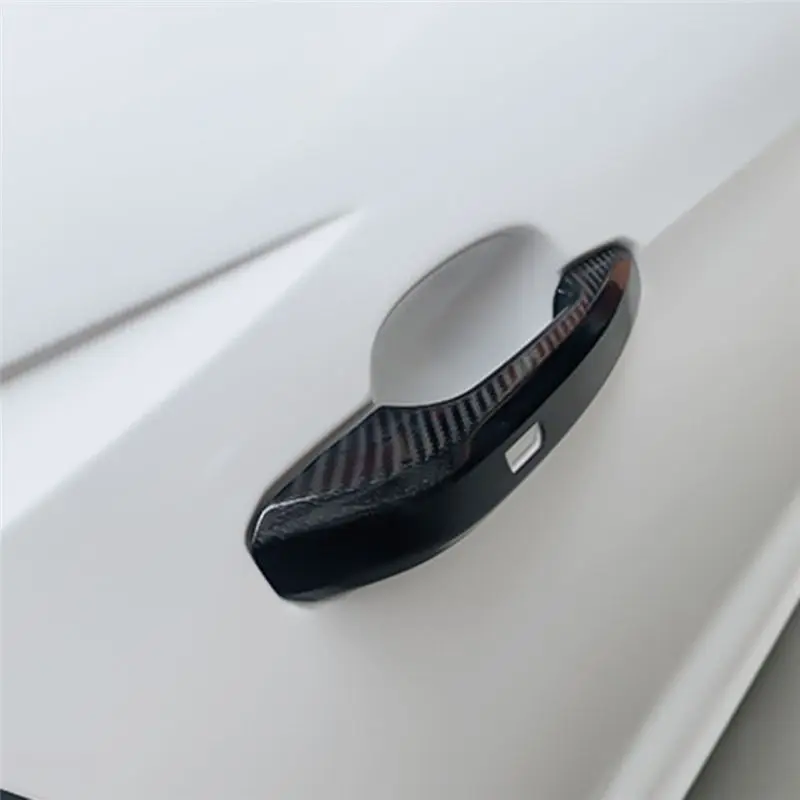 【Price Drop !!】 Carbon Fiber Car Door Handle For A4L B9 A5 Q5L 2017-2021 Car Outer Door Handle Shell Accessories