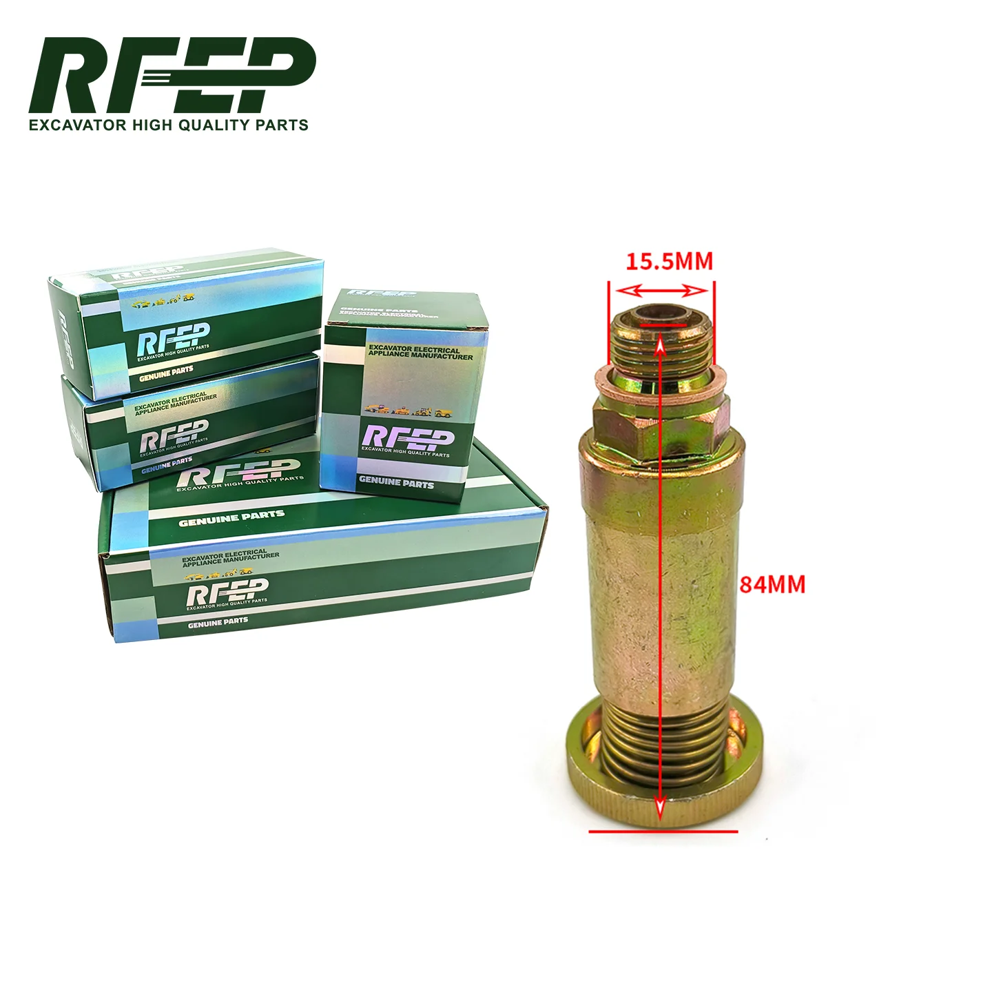 RFEP Iron Hand Fuel Pump Manual Fuel Supply Pump Thread 15.5mm Length 84mm Engine Fuel System Spare Parts