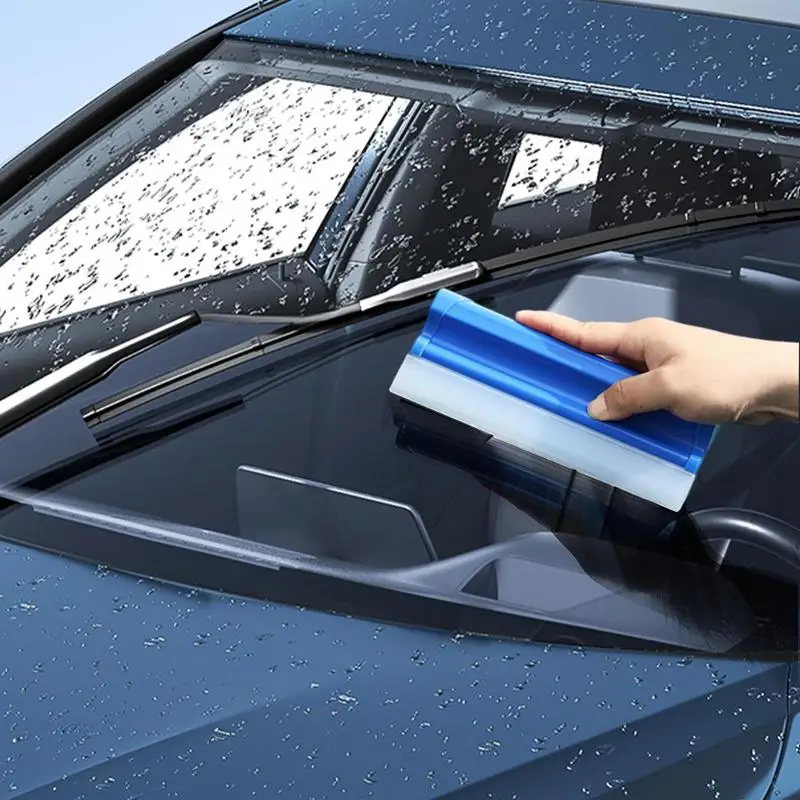 Window Cleaner Squeegee Windshield Squeegee Portable Window Squeegee For Home Practical Silicone Squeegee Windshield Cleaning