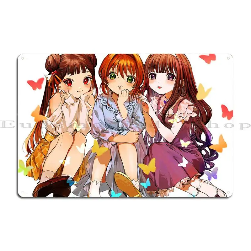 Cardcaptor Sakura Metal Plaque Character Vintage Funny Rusty Party Club Tin Sign Poster