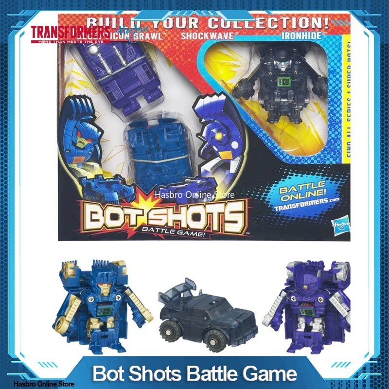 Hasbro Transformers Toys Bot Shots Series Battle Game Crash To Change Action Figure Toys for Birthday Gift E1137