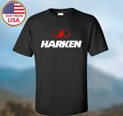Harken Sailing Boats Black T-shirt Size S-3XL