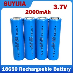 Original 18650 3.7V 2000mAh Lithium-ion Rechargeable Battery Suitable for Strong Light Flashlight Headlamp medical Equipment