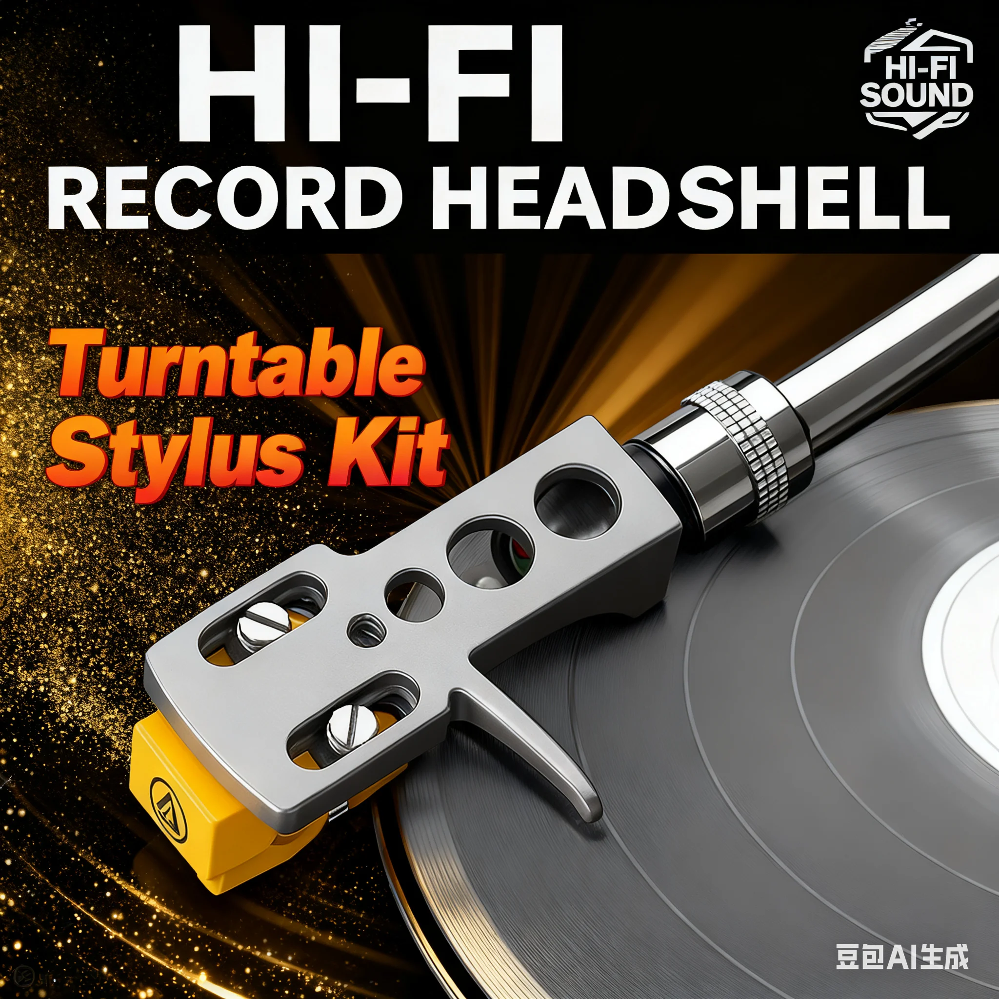 

Серебряный чехол на голову с картриджем AT-91 MM Plug and Play HiFi, обновленное универсальное 4-контактное крепление 8 мм, теплый звук для проигрывателя виниловых пластинок