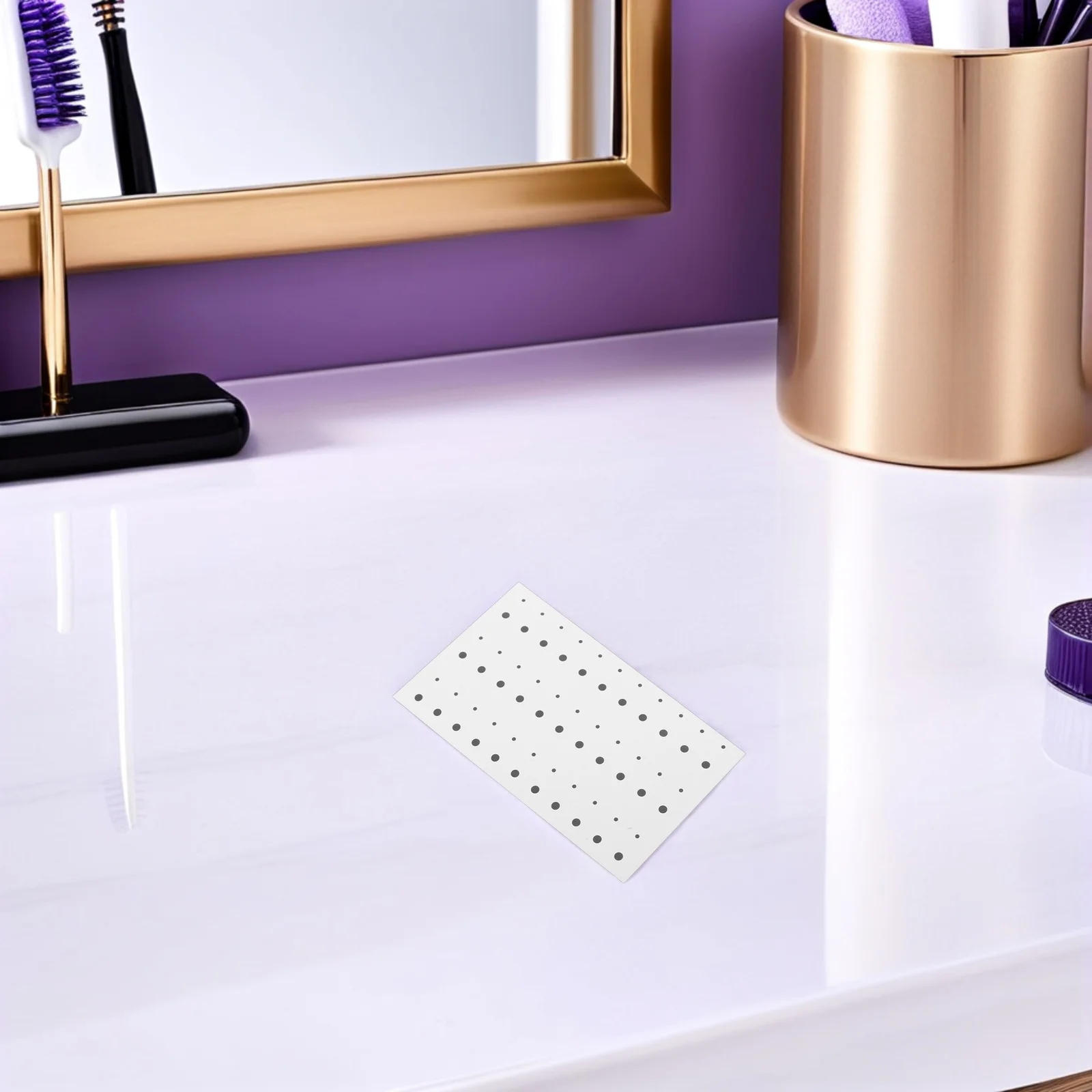 

50 Sheets Women Face Beauty Spot Decals Skin-Friendly False Mole Stickers Waterproof Face Makeup Temporary Forehead Accessories