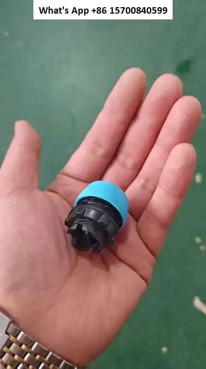 

2PCS blue button