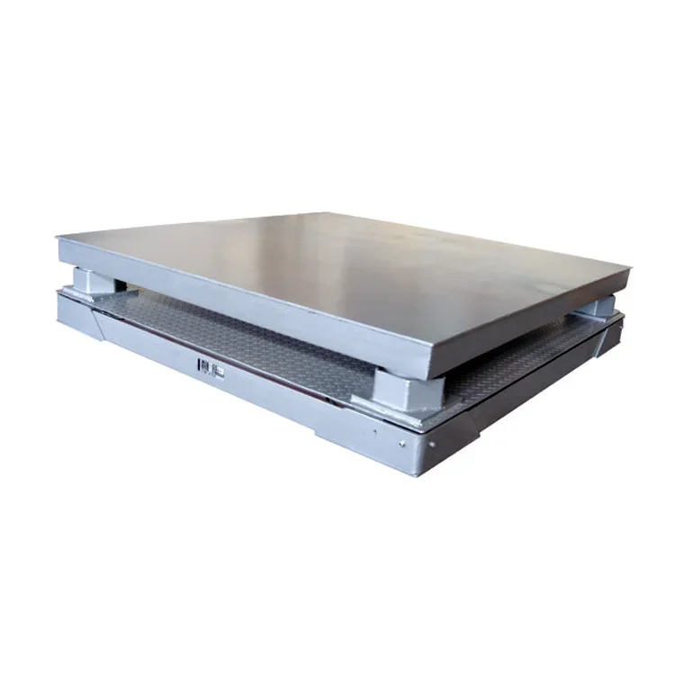 Heavy mild steel checker plate platform weighing scale with big display