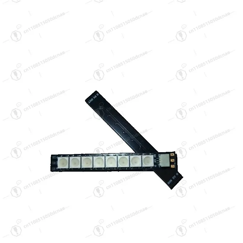 5050 SMD Matte RGB Dream Color Programmable LED Strip 8 LEDs Integrated for FPV Racing Drone RC Model