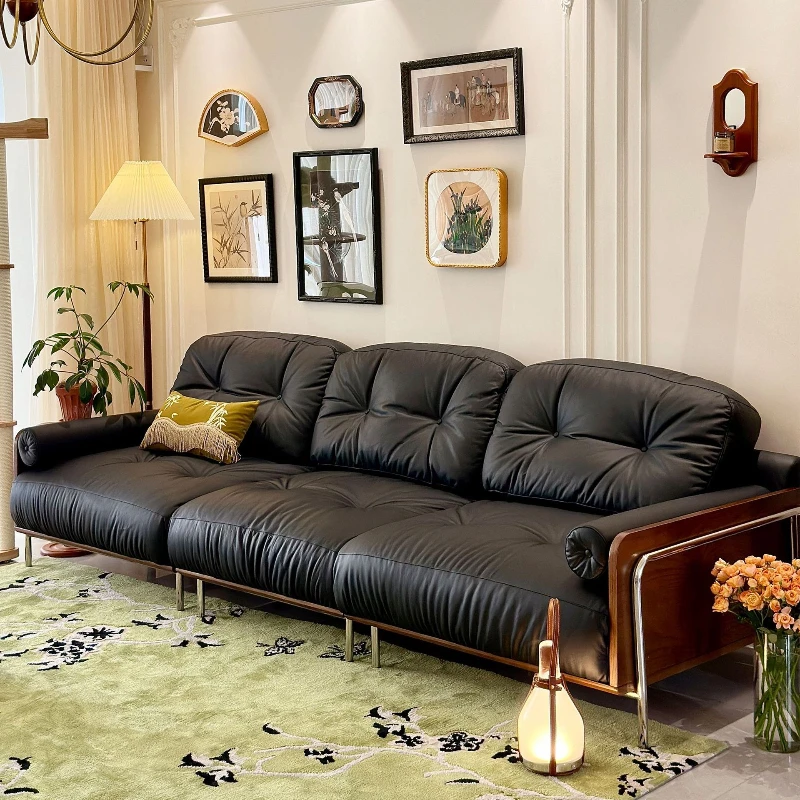 

Living room three people straight row French retro medieval style