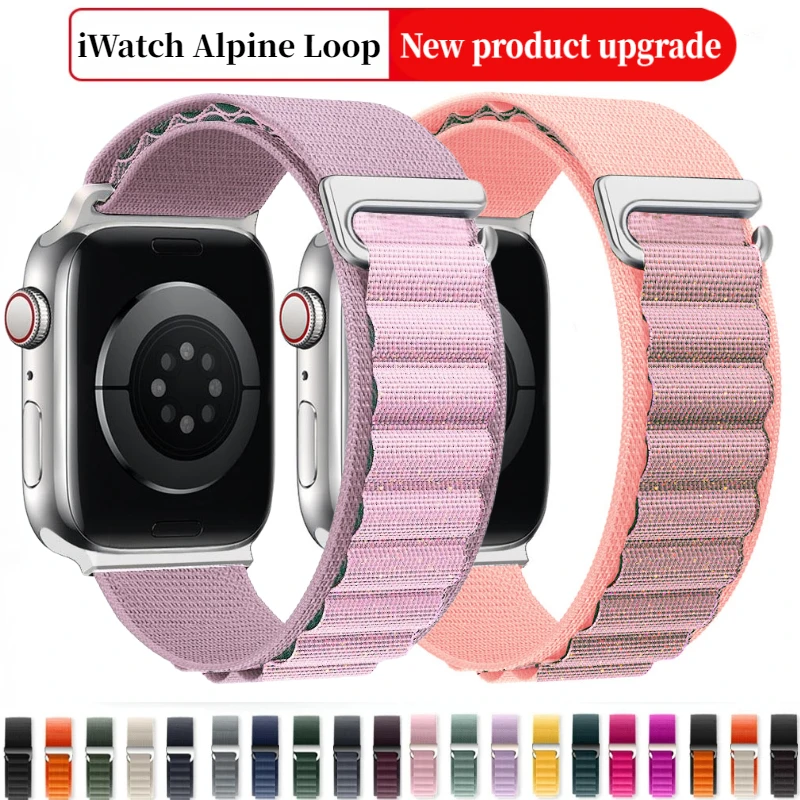 Upgrade Alpine Loop Strap For Apple Watch Ultra 2 Band 49mm 9 8 7 45mm 41mm Nylon Bracelet iWatch 6 5 4 3 se 44mm 40mm 42mm Belt