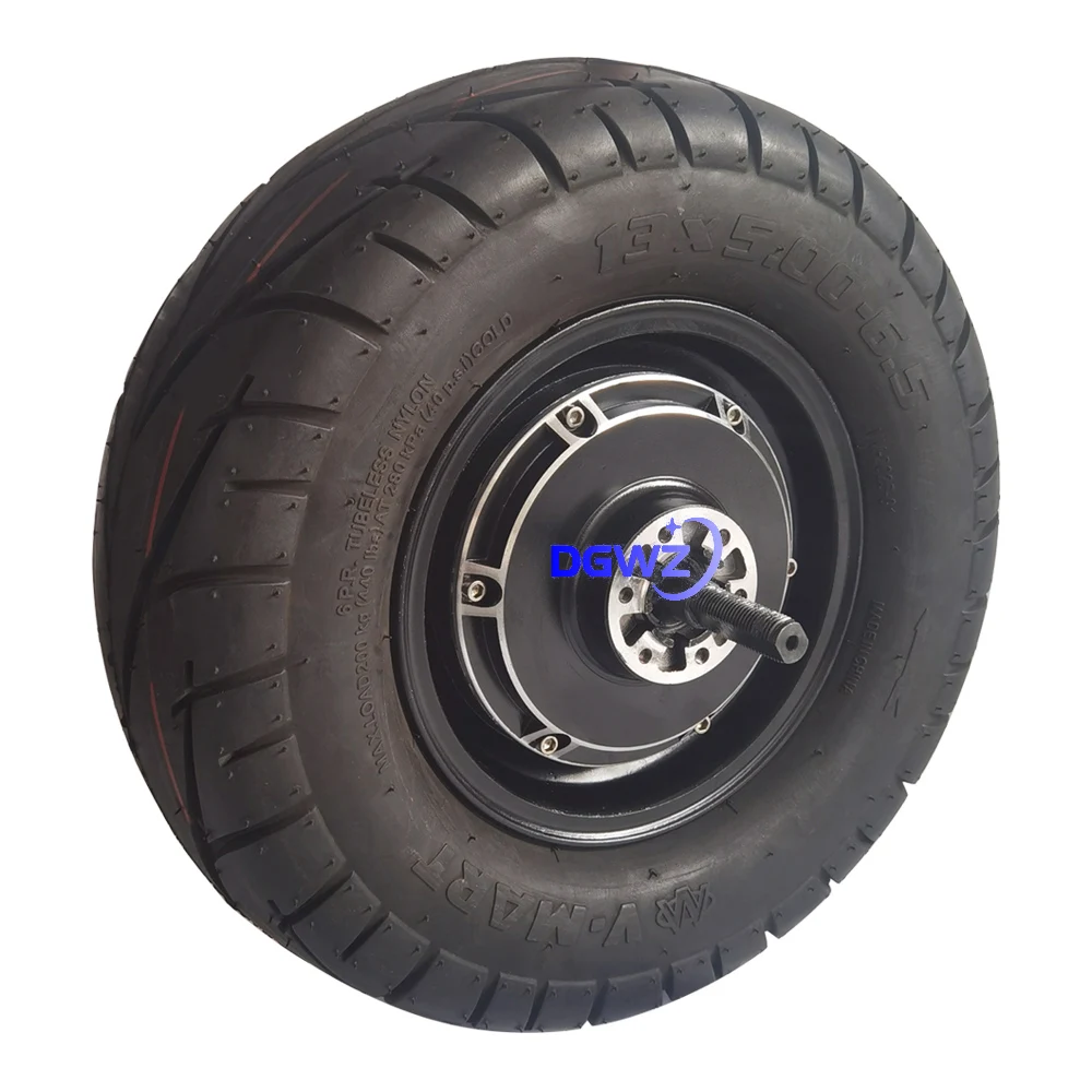 

13x5.0-6.5 13 Inch Tire 60V 72V 3000W 4000W Brushless Gearless Disc Brake Scooter Electric Hub Motor