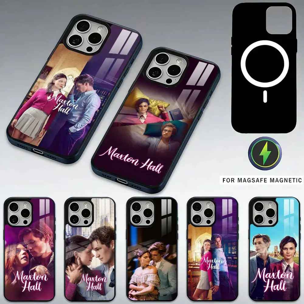 

M-Maxton Hall Phone Case For iPhone17,16,15,14,13,12,11 Plus,Pro Max Magnetic For Magsafe Wireless Charging