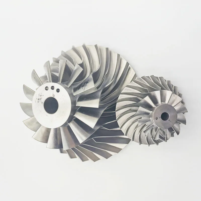 PopularCMSX-4 CMXS-10 Vacuum Casting Jet Engine Turbine Turbocharger Turbine Wheel Design