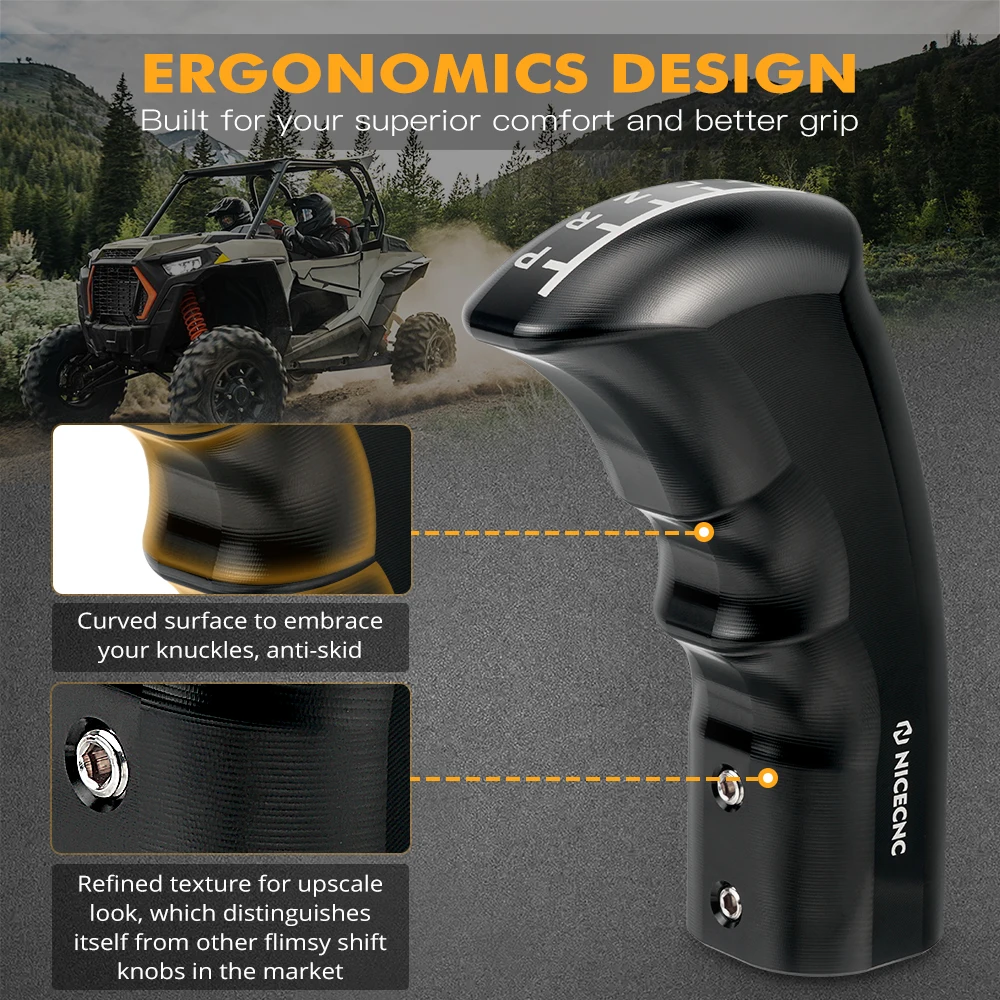 NICECNC Schaltknauf für Polaris SPORTSMAN ACE 2015 UTV, für Polaris RZR XP 1000 900 4 TURBO ACE 570 EFI EPS Zubehör – Detail 7