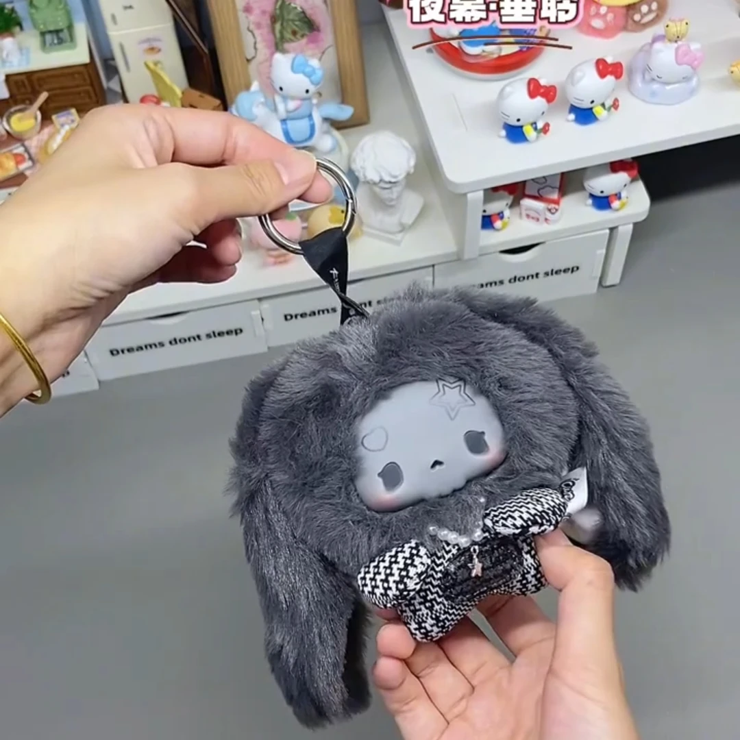 GUGU Grey Tone Concerto - Caja Sorpresa de Peluches de Vinilo, Muñecos, Colgantes para Bolsos, Caja Misteriosa, Modelo Conejo, Regalos, Colección de Juguetes de Moda