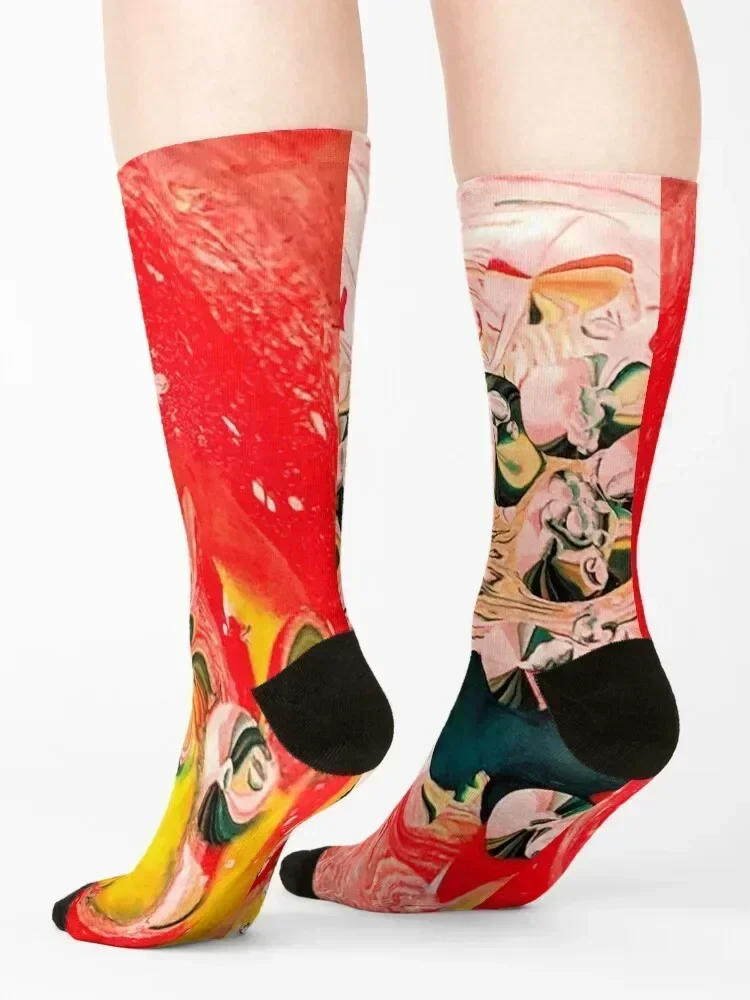 The Mindfully Mismatched Menagerie Socks japanese fashion retro golf christmass gift Socks Ladies Men's