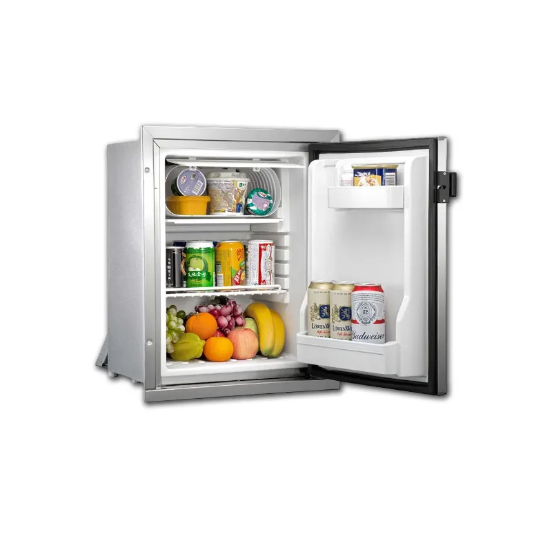 Boat DC12V24V Large Capacity Fridge Freezer Of Travel Trailer Caravan RV With 76L 152L Cooling Unit For Boat RV Fridge Freezer