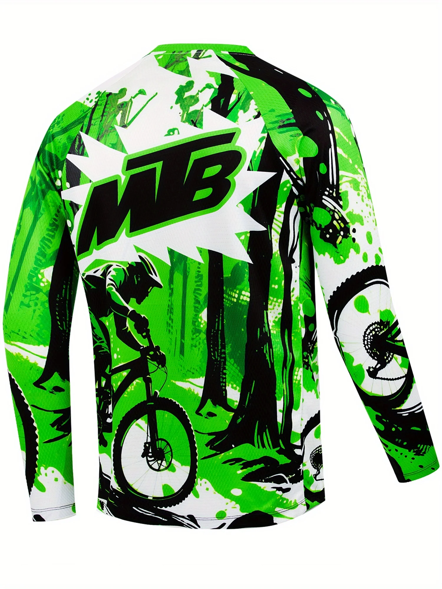 สินค้าใหม่ เสื้อเจอร์ซีย์แขนยา - Mountain Biking New Jersey บทวิจารณ์และราคา