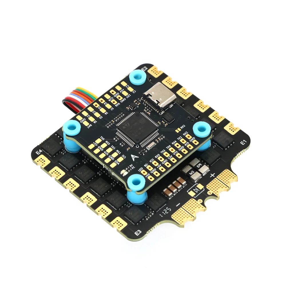 SoloGood F722 80A pile ICM42688P F722 contrôleur de vol BLHELI_S 80A 4in1 ESC 30.5X30.5mm 2-8S pour pièces de Drones Freestyle FPV