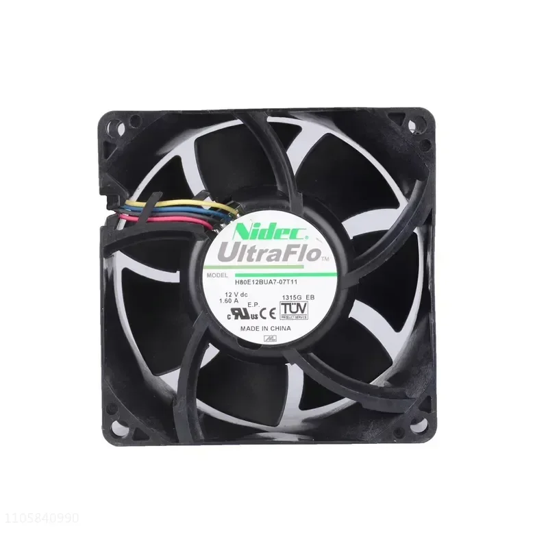 for Nidec UltraFlo Fan Model H80E12 New High Performance Cooling Fan for Computer Case Server Industrial Equipment Quiet