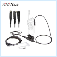 7.1mm telescopic throat controlled radio U94 PTT Mic Microphone headset for Sepura STP8000 STP9000 walkie talkie