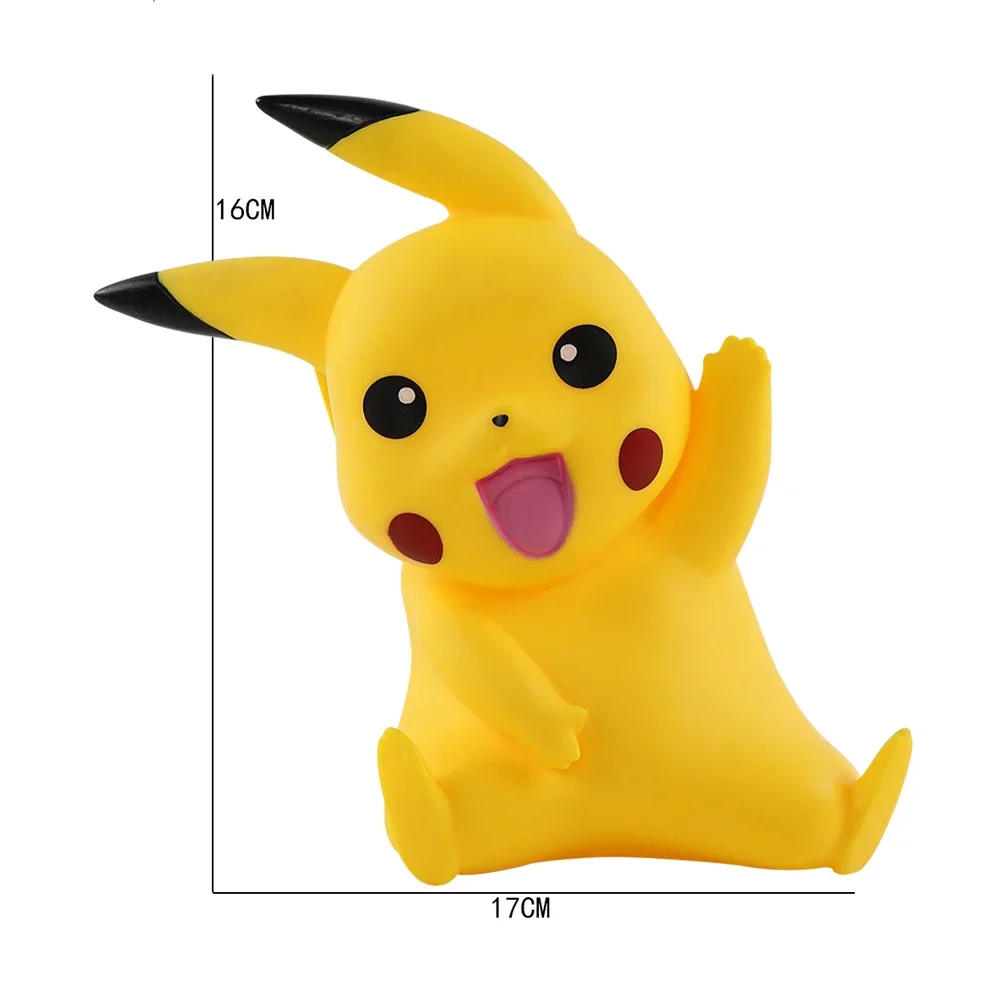 Pokemon 16cm Anime Figure Toys Cubone Pikachu Squirtle PVC Action Figure Game Statue Model Kids Toys Doll Desk Decorations Gifts