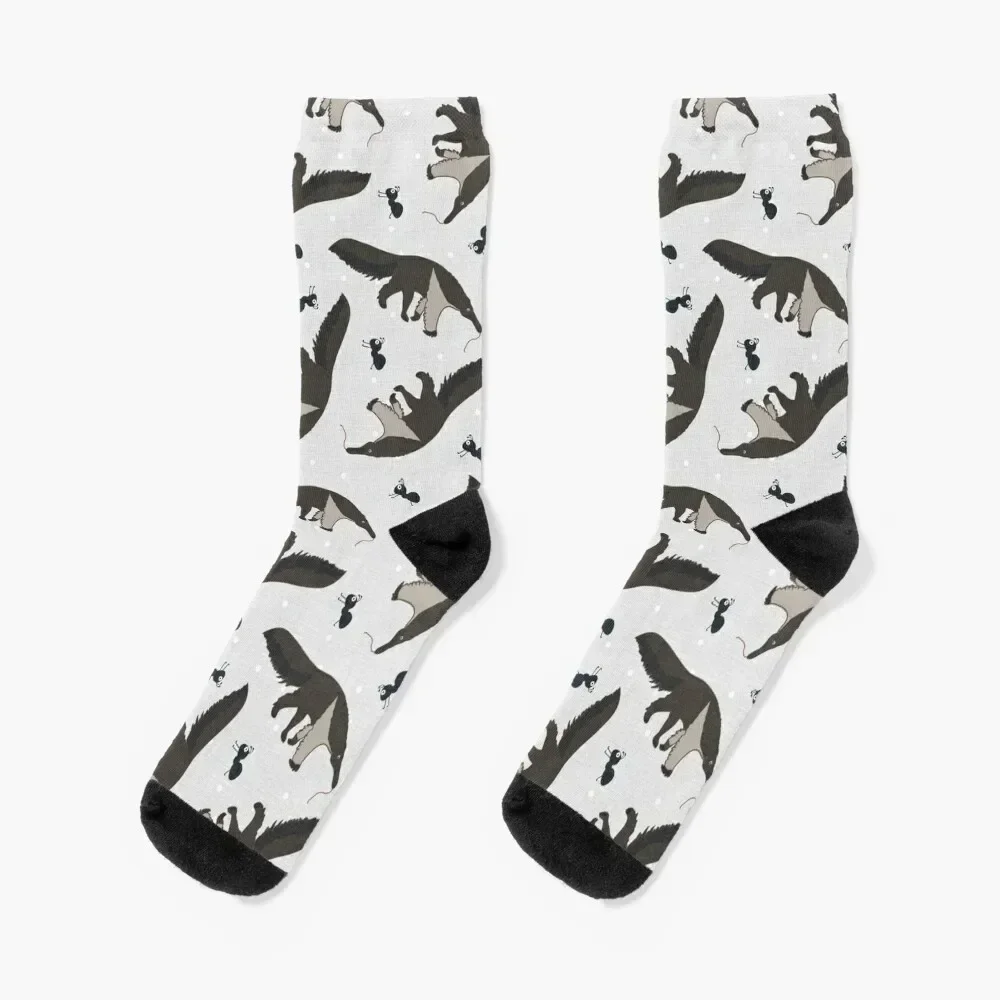 Giant Anteaters and Ants All over Pattern Socks heated FASHION with print Mens Socks Women's