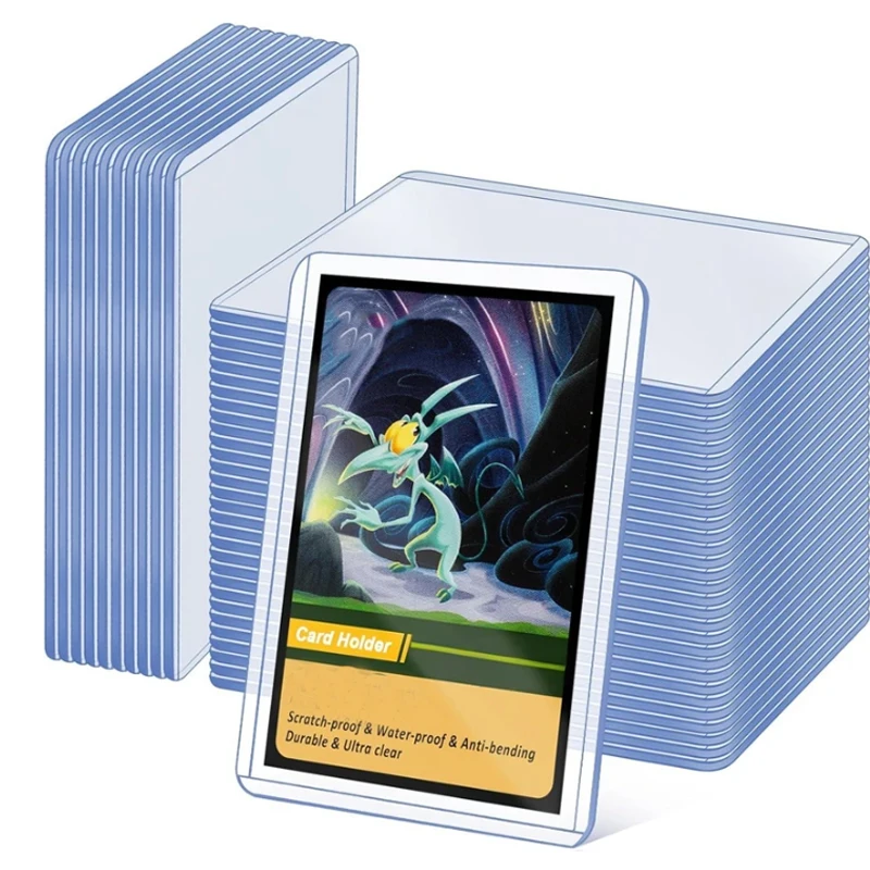 20-100 pièces 35PT porte-carte à collectionner chargement par le haut clair protection en plastique dur porte-cartes pour carte de Baseball cartes de sport