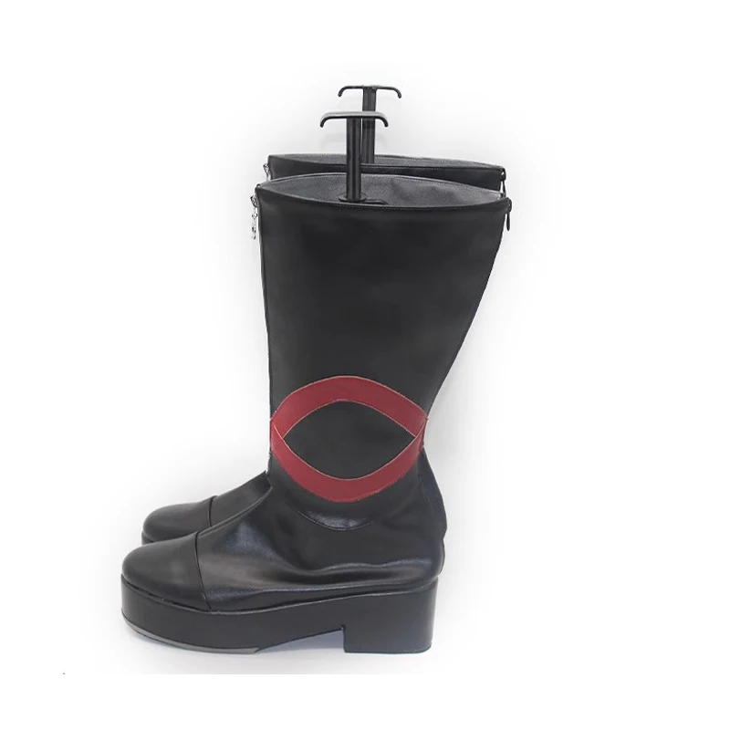 Game Pretty Derby Fenomeno Cosplay Schoenen Laarzen Super Creek Vrouwen Zwarte Laarzen Aangepaste Halloween Party Carnaval Rollenspel Schoen