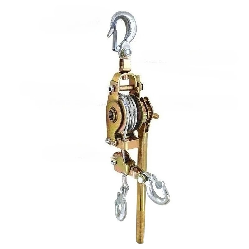 Multi-functional Wire Tightener Manual Double Hook  Automotive Sheet Metal Puller