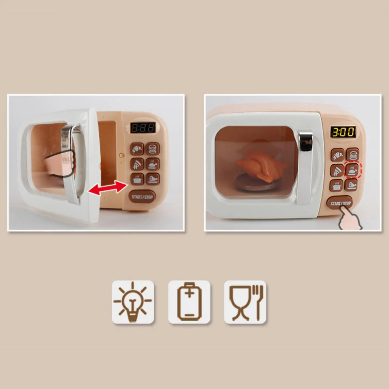 Miniature Simulation Home Appliance Pretend Play Toys for Early Development