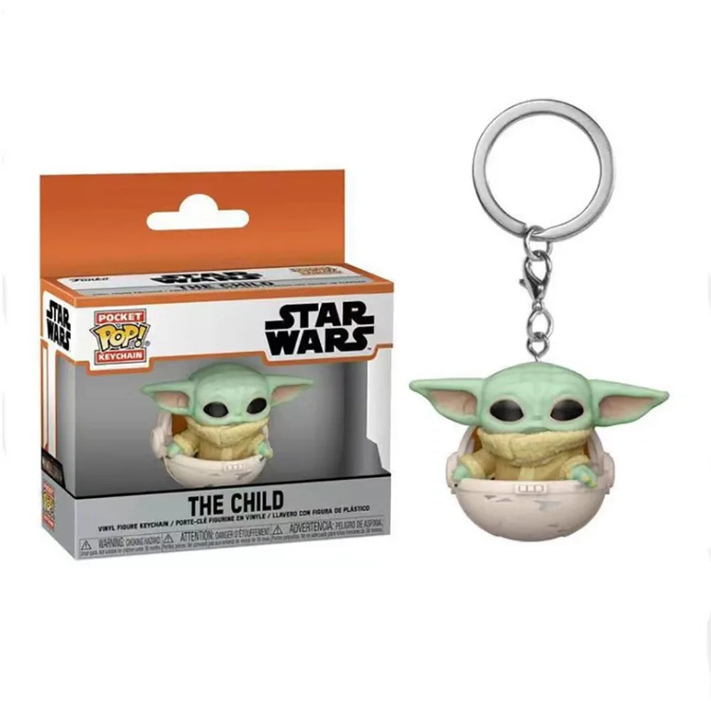 Porte-clés à piles KO POP pour enfants, Star VAN, Rick Luke Skywalker, jouet au beurre exquis, pendentif de film populaire, collection de cadeaux amusants