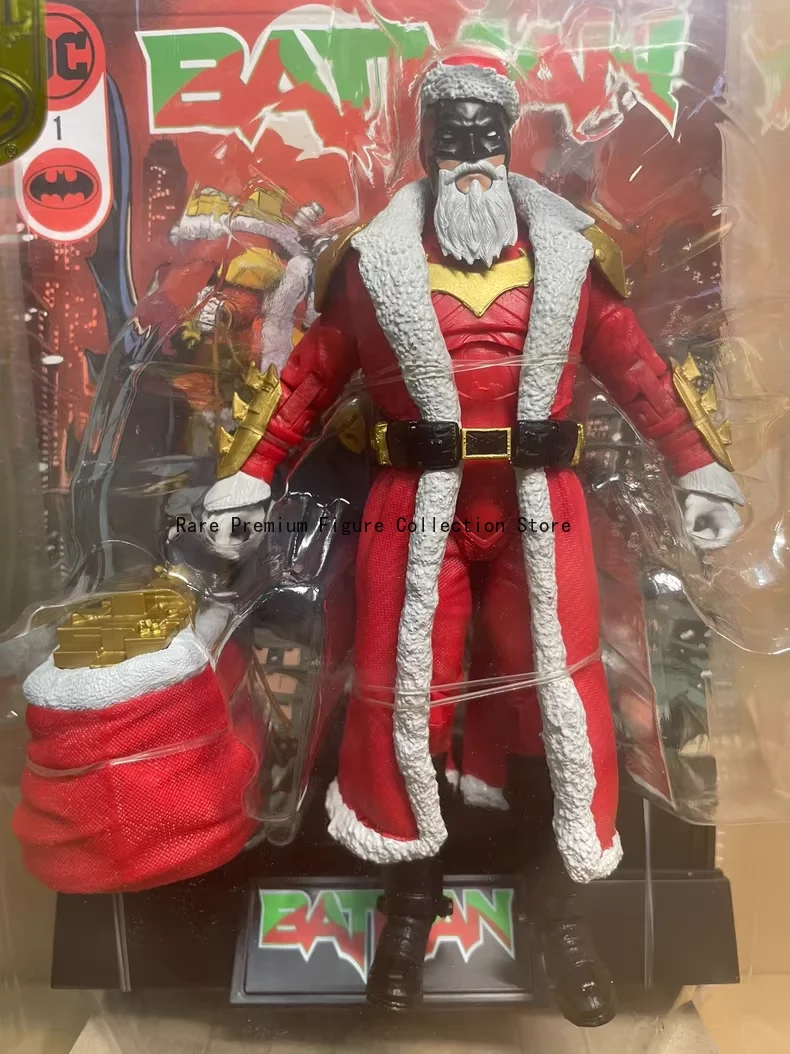 McFarlane Toys DC Multiverse Christmas Batman Red Edition Figura de acción - Nuevo sellado, en stock, artículo real como se imagen