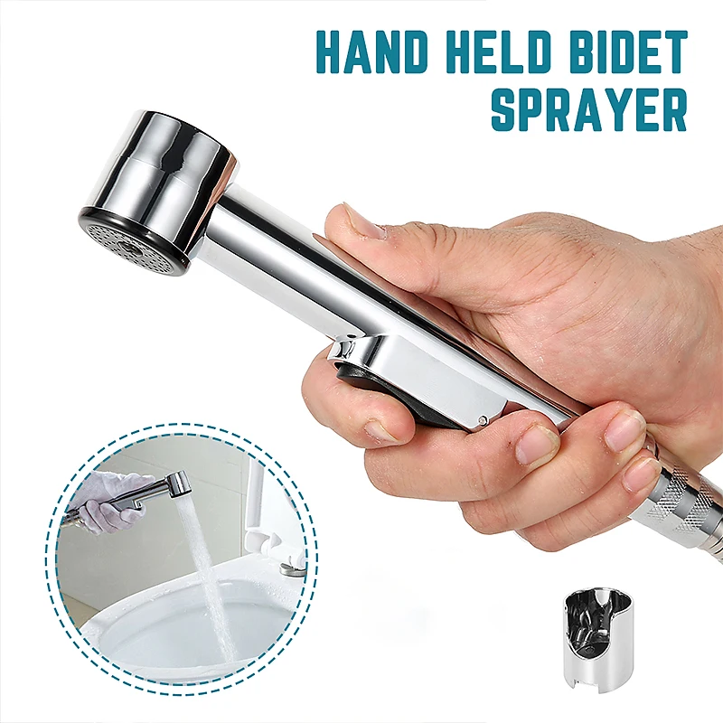 Bidet Toilet Sprayer Gun ABS Anti-rust Protable Handheld Faucet Spray Toilet Home Bathroom Shower Head Self Cleaning Accessories