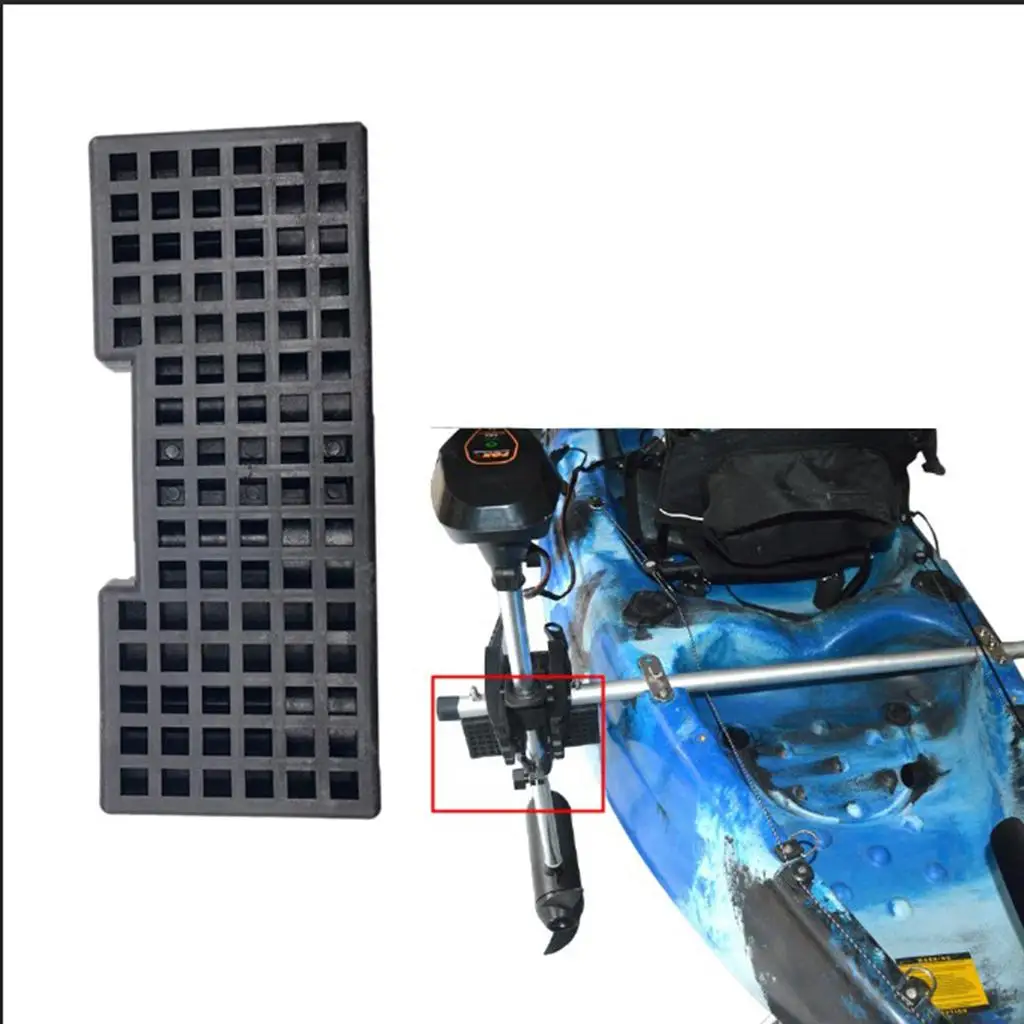 Compact Kayak Fishing Boat Motor Engine Block Board Mount Assembly Bracket Shaft DIY Parts Component